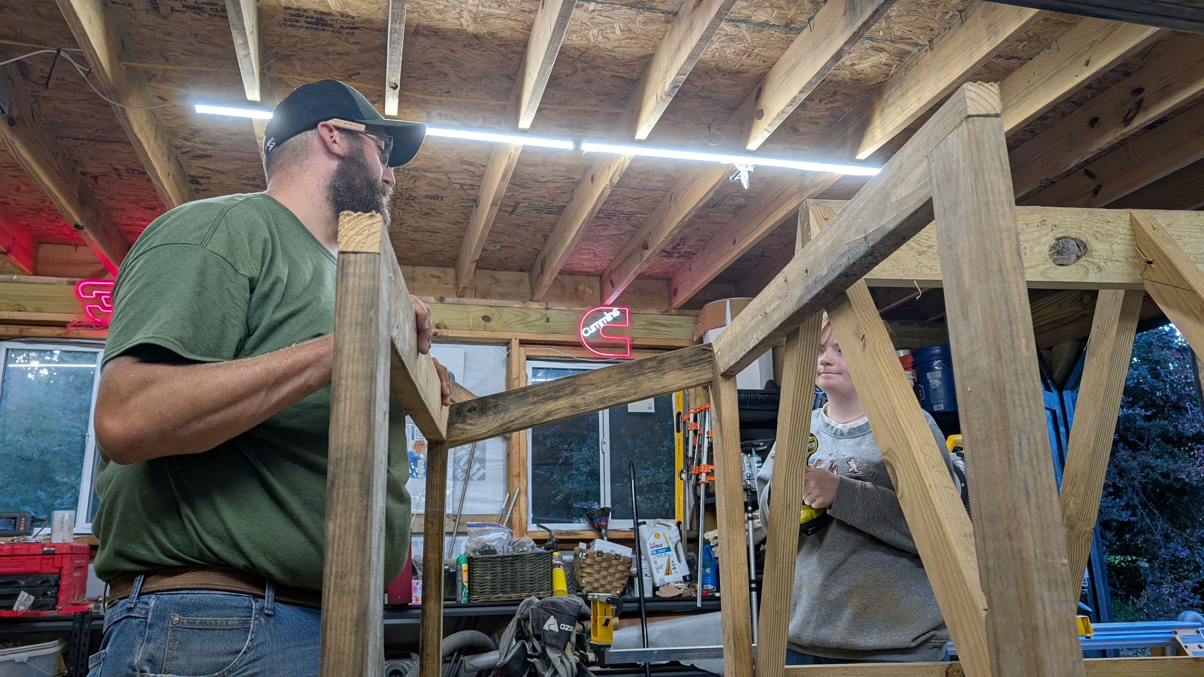 Finished bunny enclosure