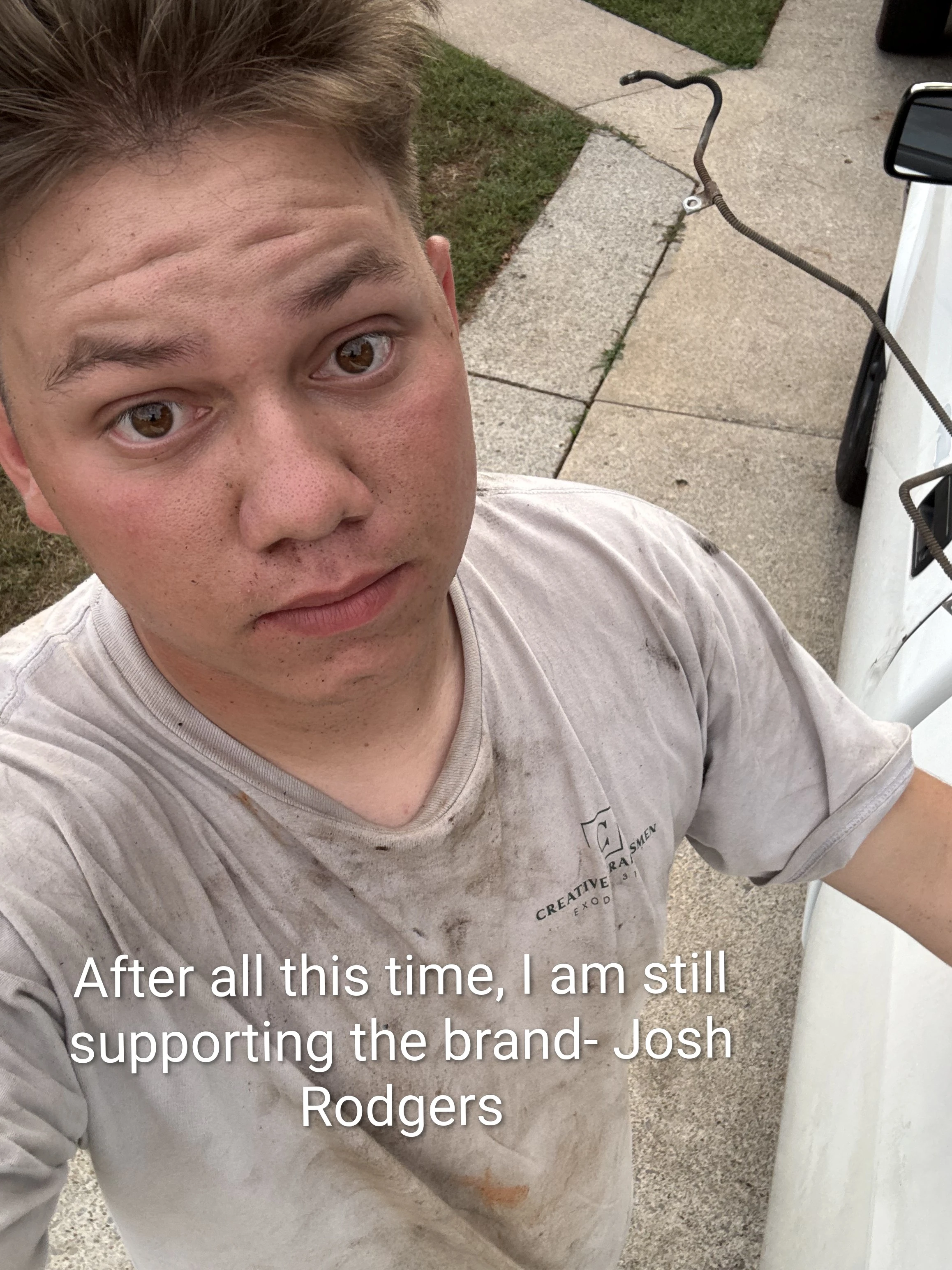 Joshua Rodgers in uniform